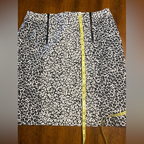 Ann Taylor Contrasting Color cheetah Print Pencil Skirt Size‎ 6 - Picture 10 of 10